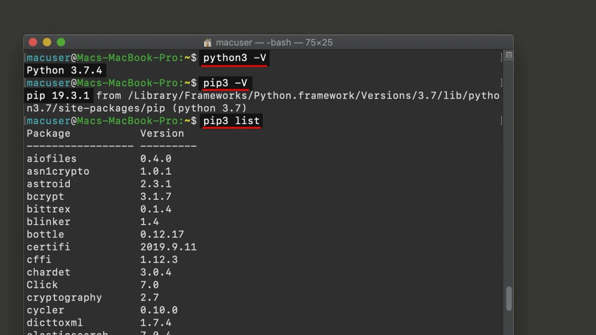 使用pip命令从PyPI源完成python包下载安装