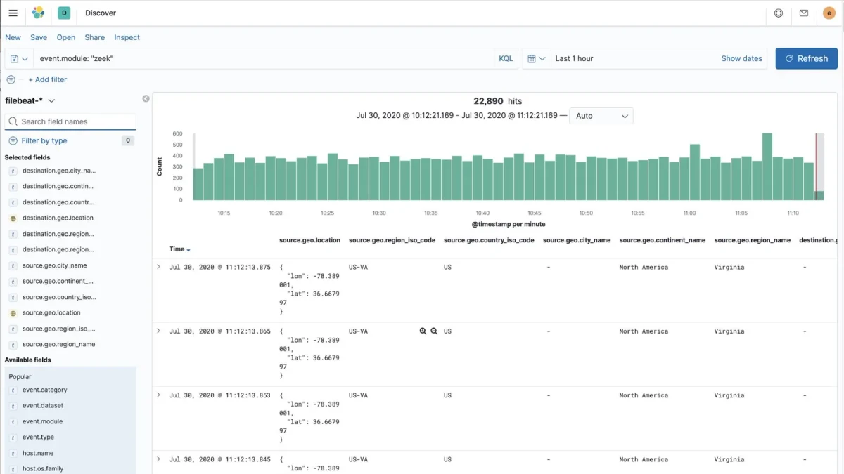 ELK日志栈：Filebeat模块配置与多行过滤