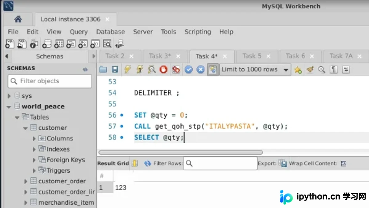 MySQL存储过程:参数IN OUT与游标使用