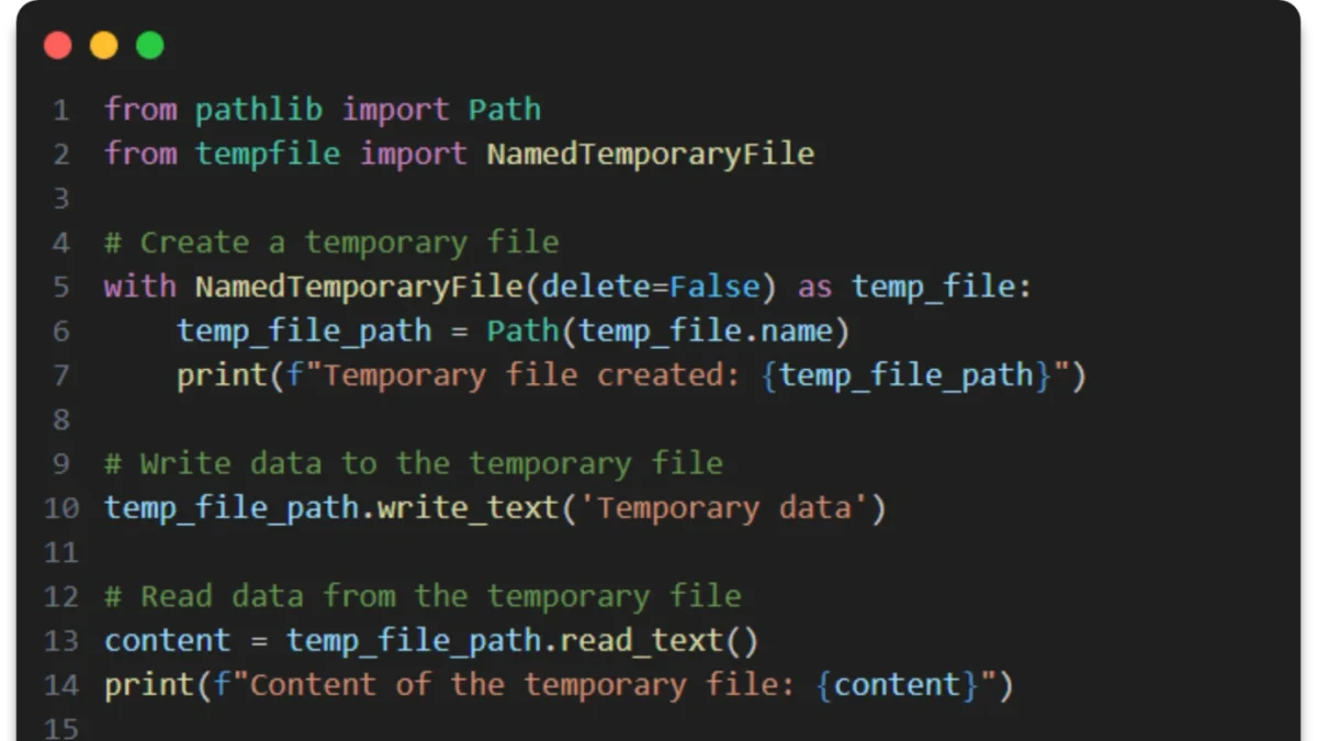 Python临时文件:tempfile与自动清理