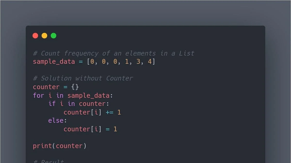 Python字典操作:defaultdict与Counter工具