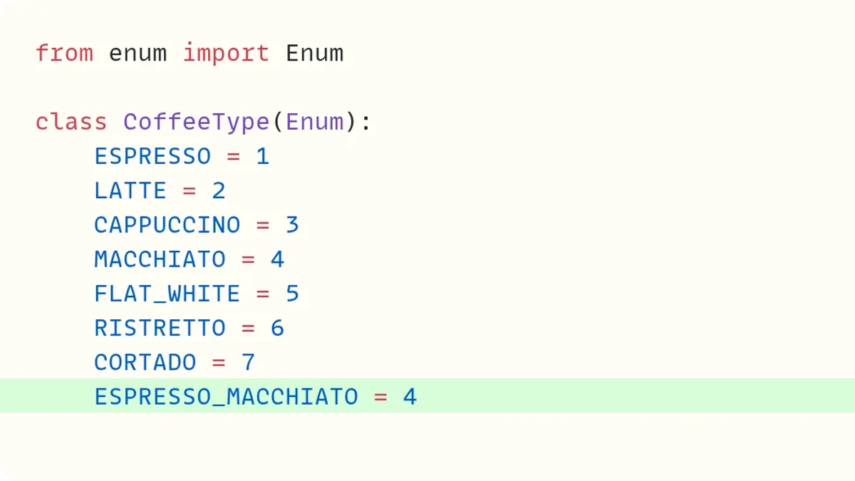 Python枚举类:Enum成员与迭代方法