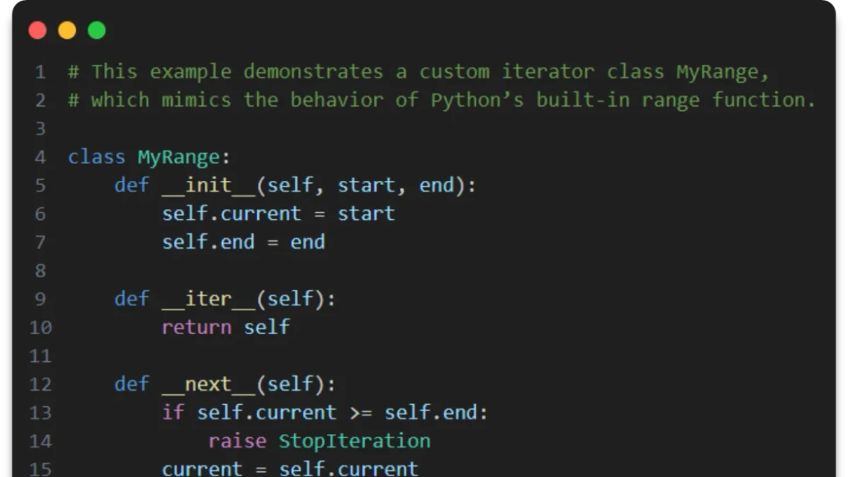 Python迭代器:iter与next协议实现