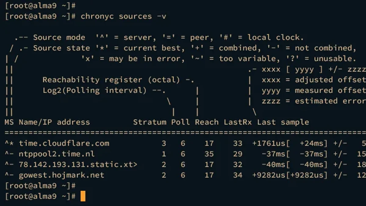 Linux时间同步:chrony与ntp配置
