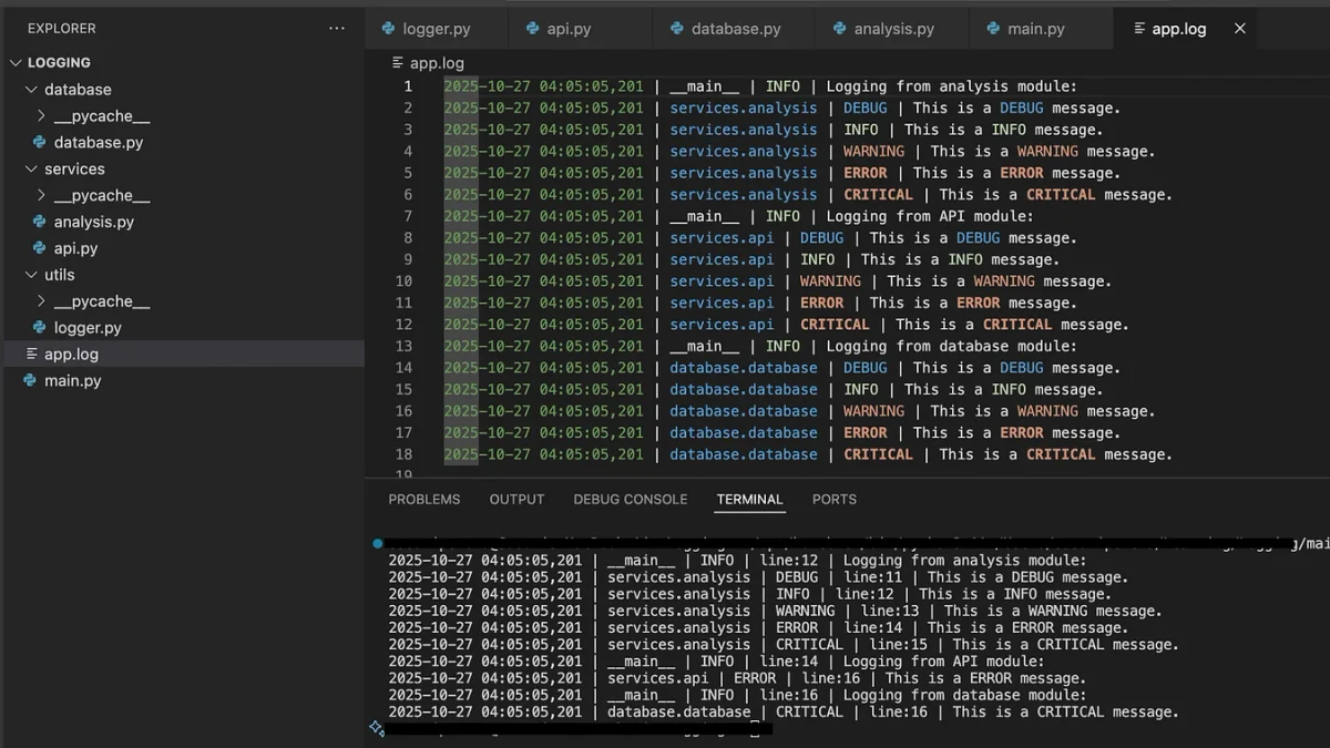 Python日志过滤:Filter与自定义日志等级