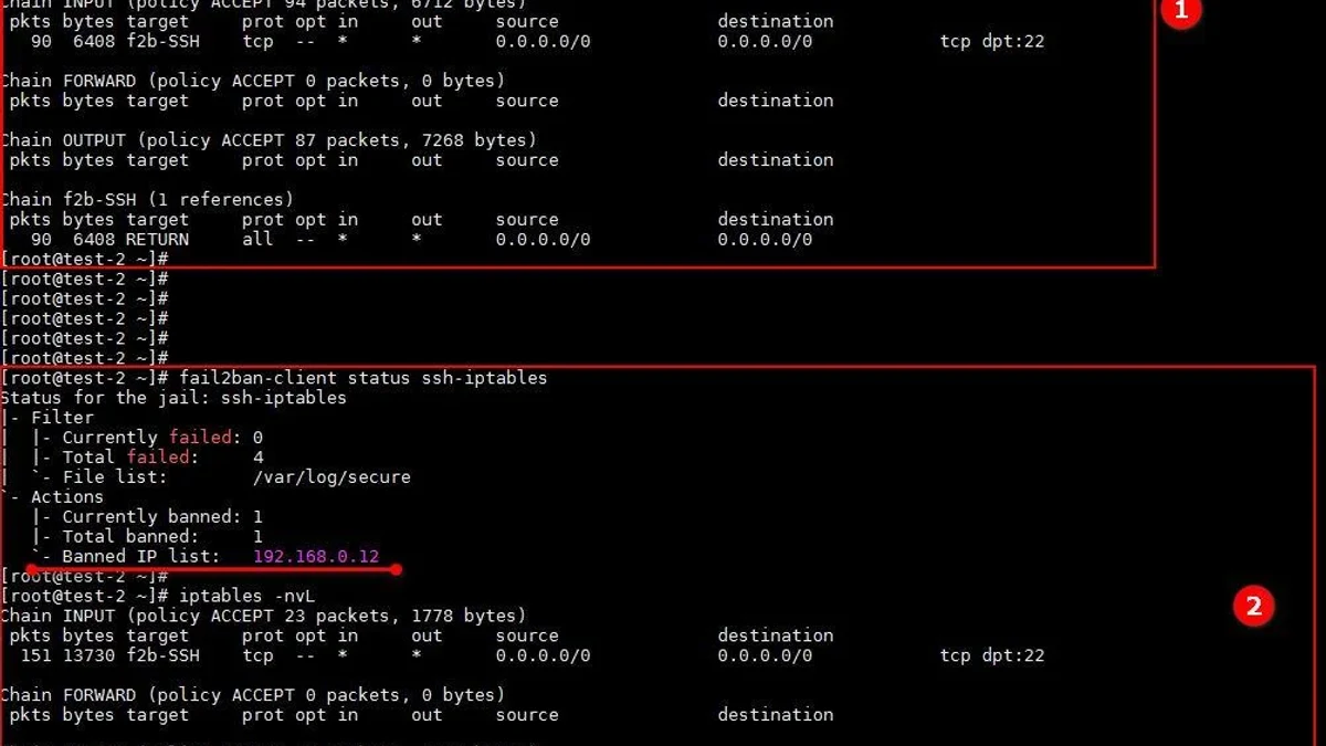 入侵检测：fail2ban与iptables联动防护